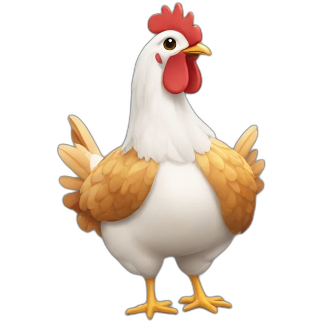 Homme poulet  emoji