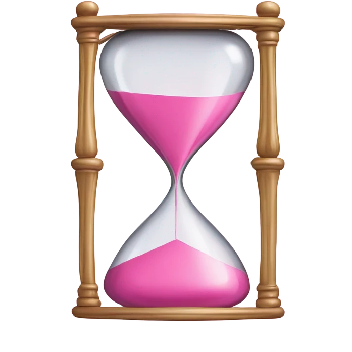 balenciaga hourglass purse in pink emoji