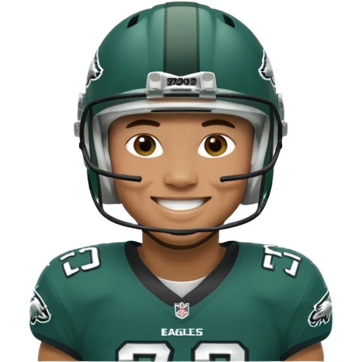 A Philadelphia eagles player emoji