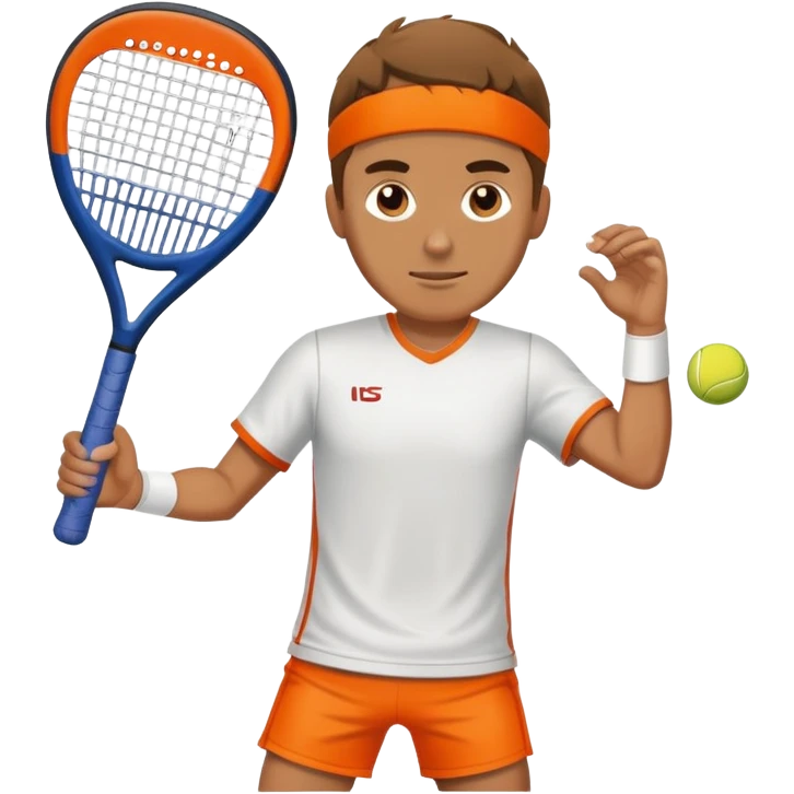 Pádel playing man emoji