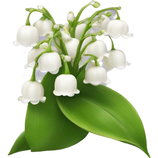 Lily of the valley flower  emoji