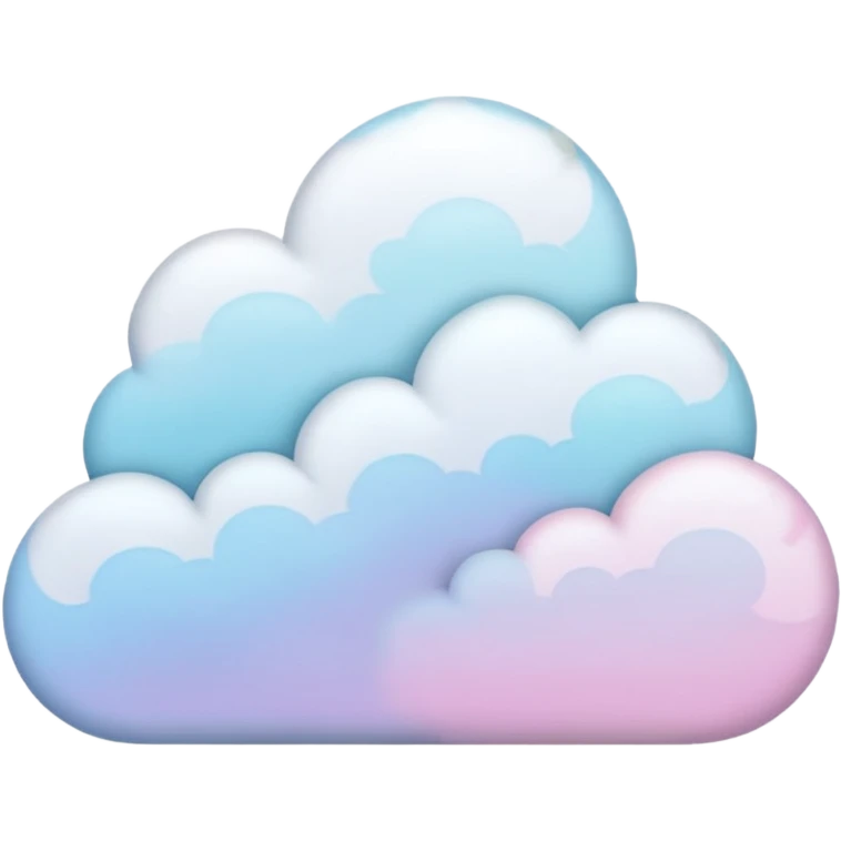 Pastel clouds  emoji