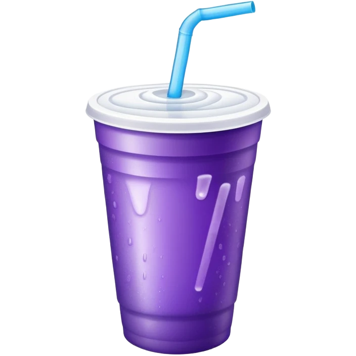purple drink in styrofoam cup emoji