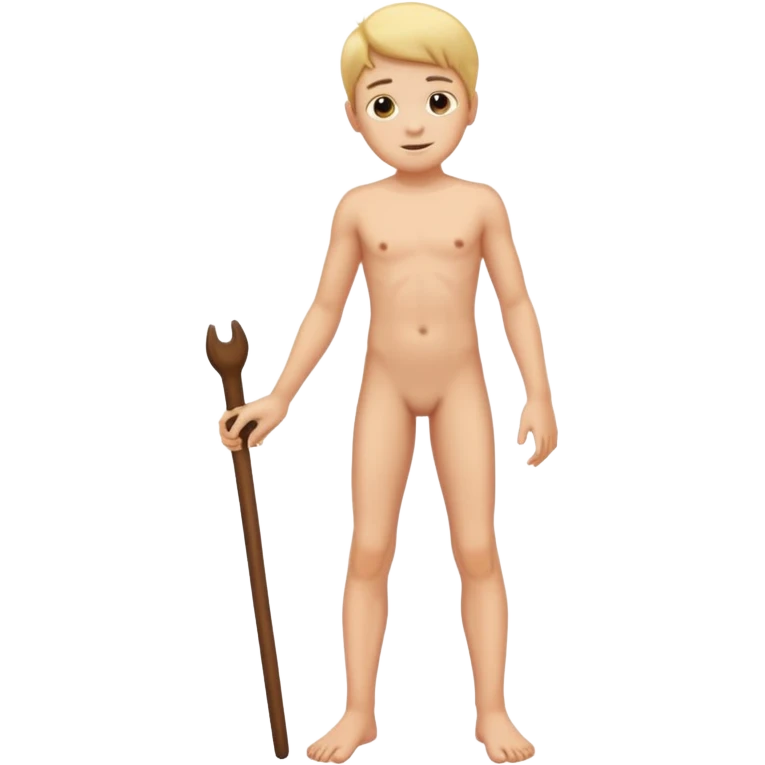 Nine years old boy. Naked leg aprt emoji
