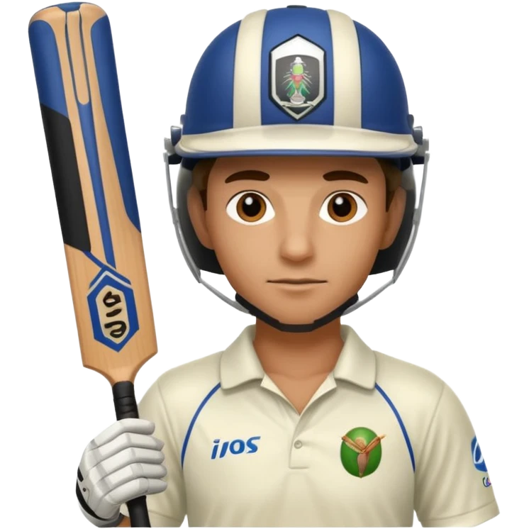 cricket batsman emoji