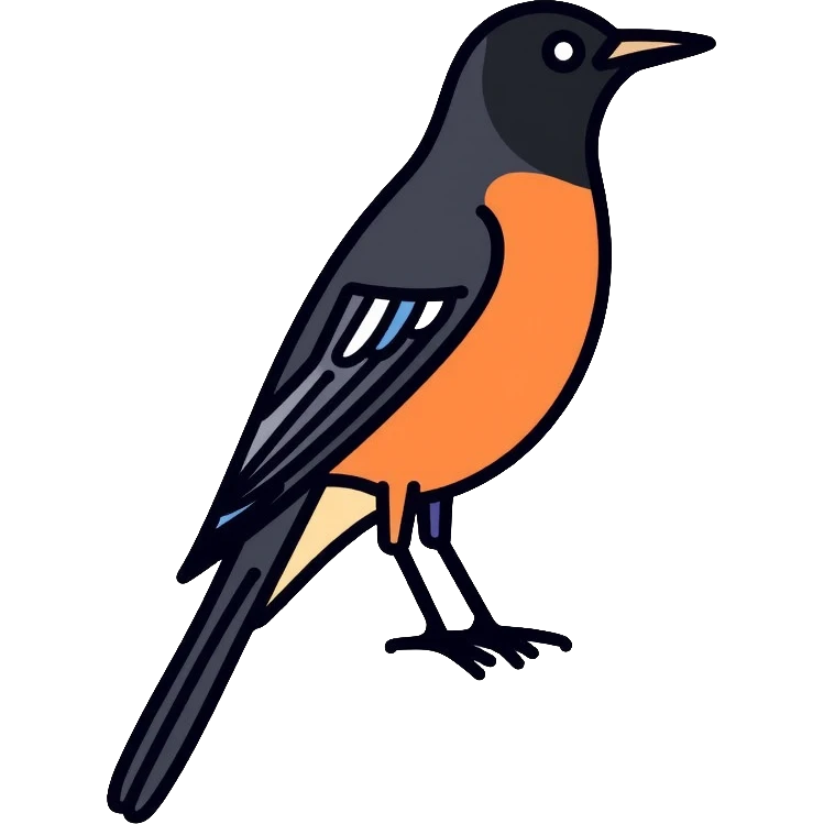 nightingale bird emoji