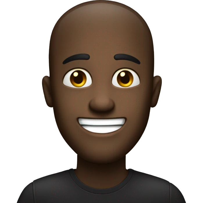 make a person who is smilling with eyes that looks like coke zero its doing a thumbs up emoji