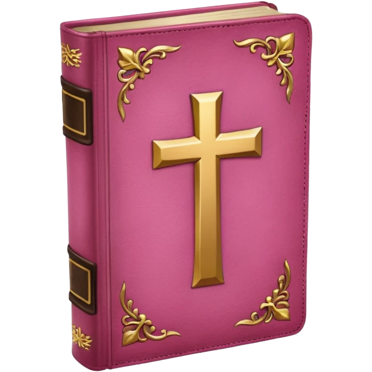 pink bible emoji