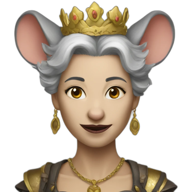 rat queen emoji