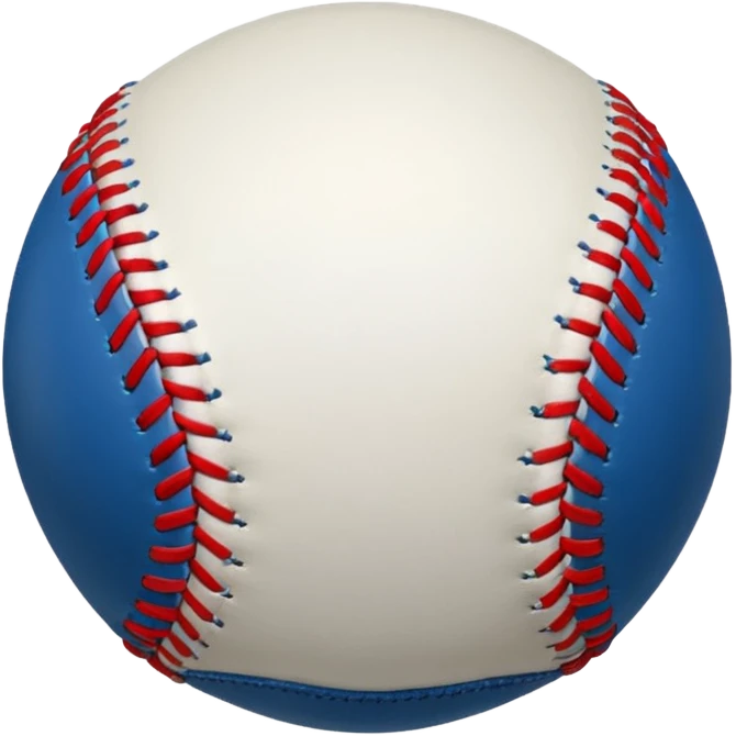 baseball blue (#00A3E0) and red (#F9423A) emoji