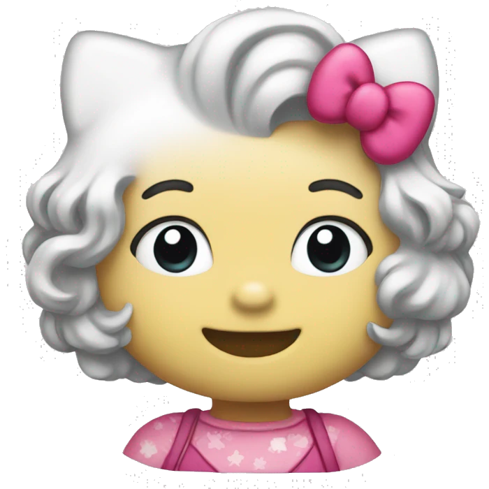 Hello kitty emoji
