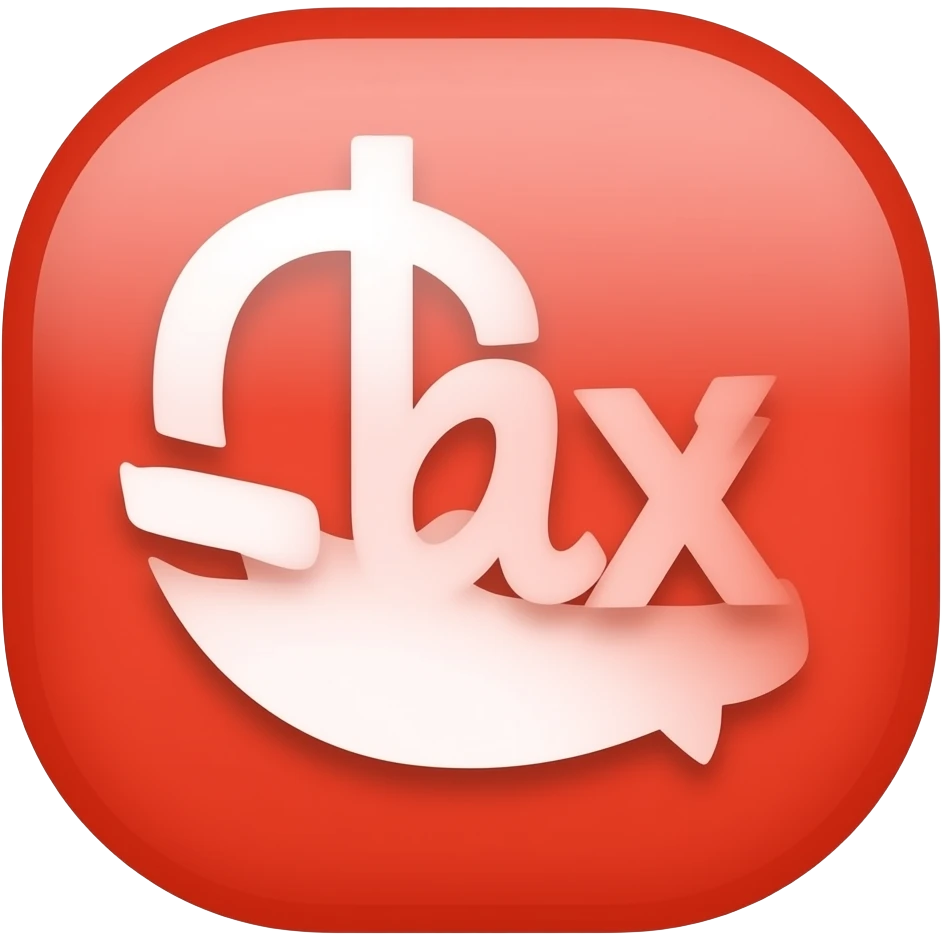 Red Marketing icon. emoji