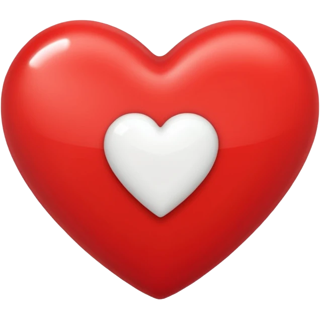 red heart with a white plus on it not a cross emoji