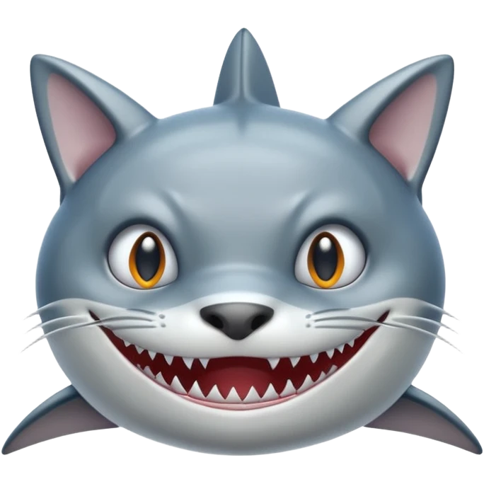 shark x cat emoji