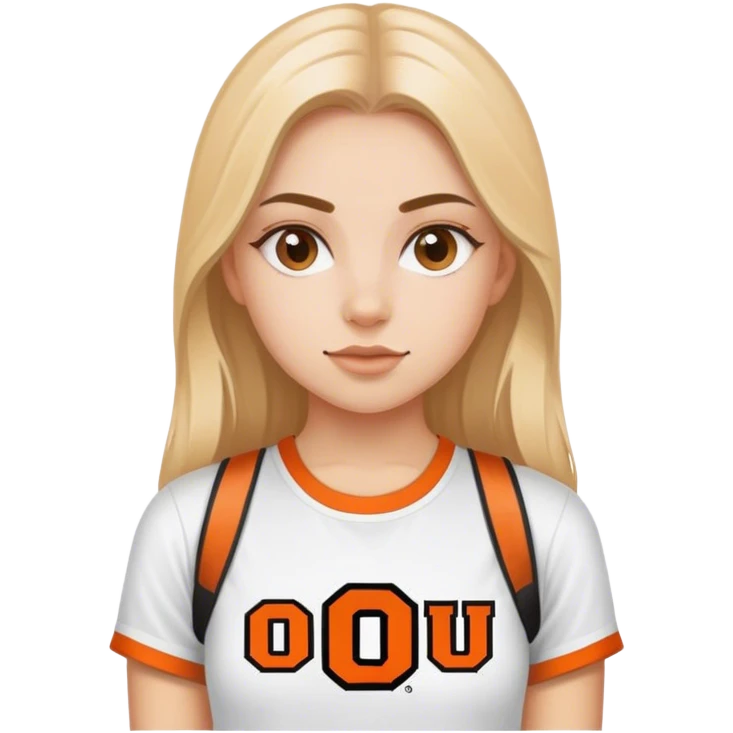 Oklahoma state university theta girl emoji