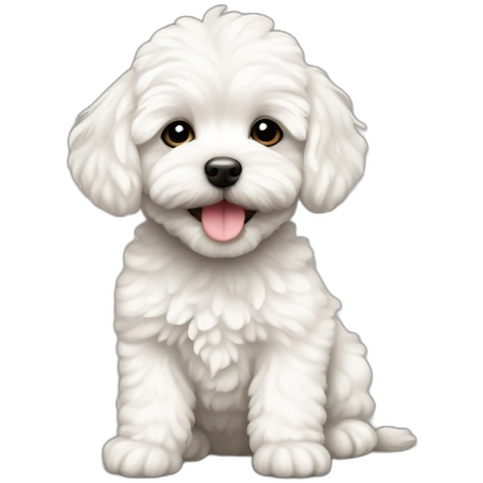 party maltipoo puppy emoji