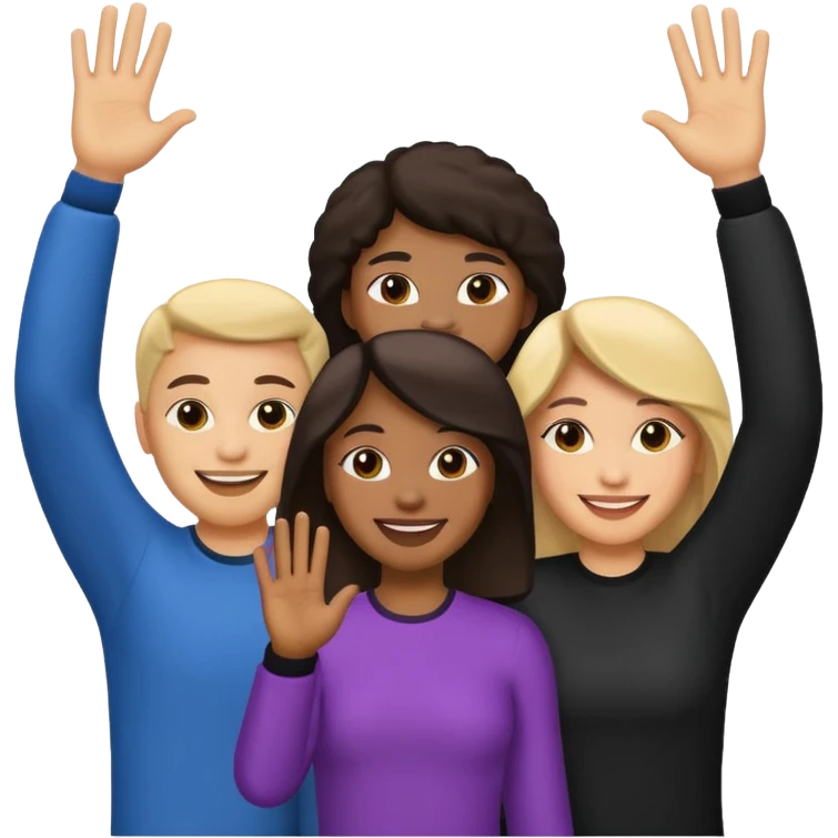 Foursome mmff emoji of black people enony emoji