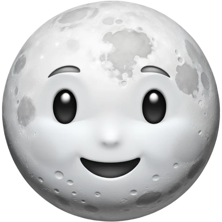 phases of the moon: first moon emoji