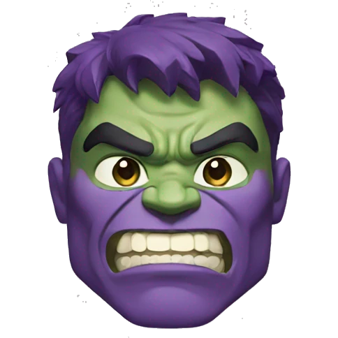 hULK MORADO emoji