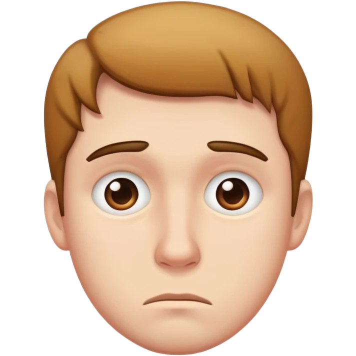 don't know guy from ios, but with sad face emoji