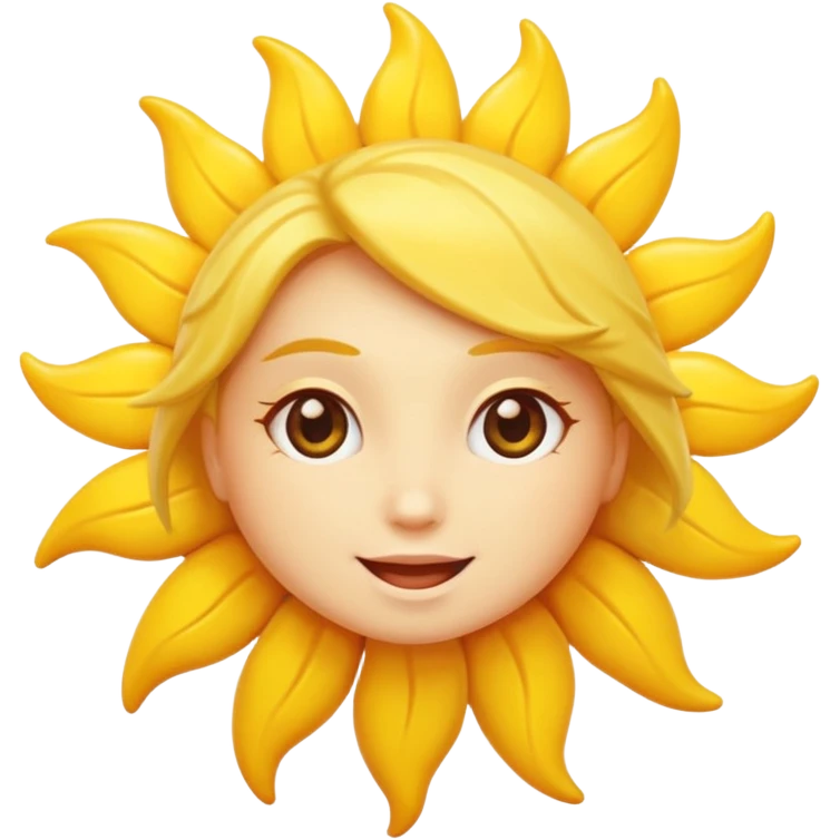 sun Beauty wiggling emoji