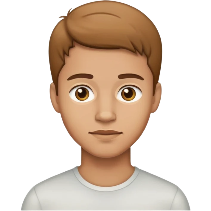 Light skin, light brown hair man emoji