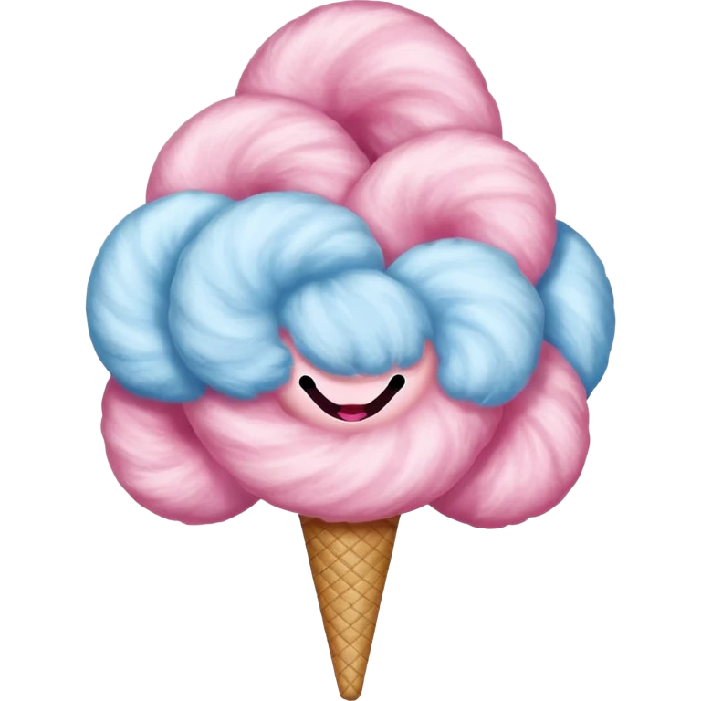Cotton candy  emoji