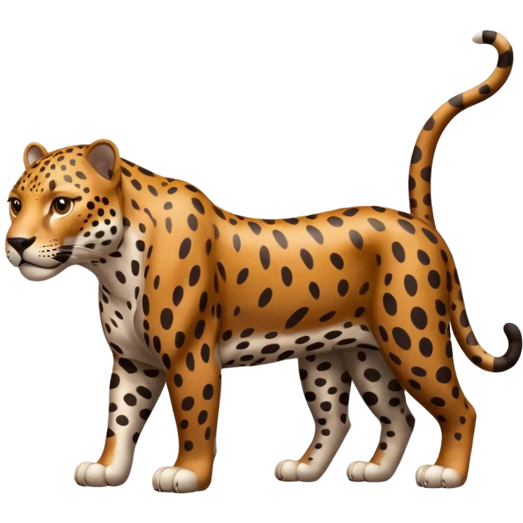 Jaguar grown four legs emoji