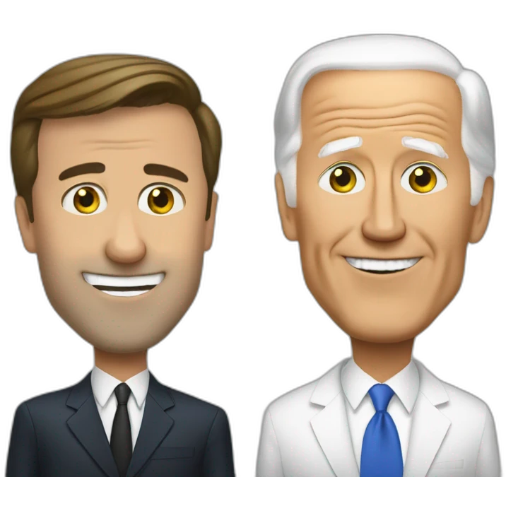 Zelenskyi and Biden emoji