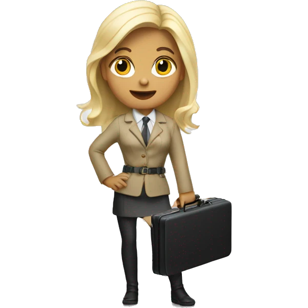 blondie holding out briefcase emoji