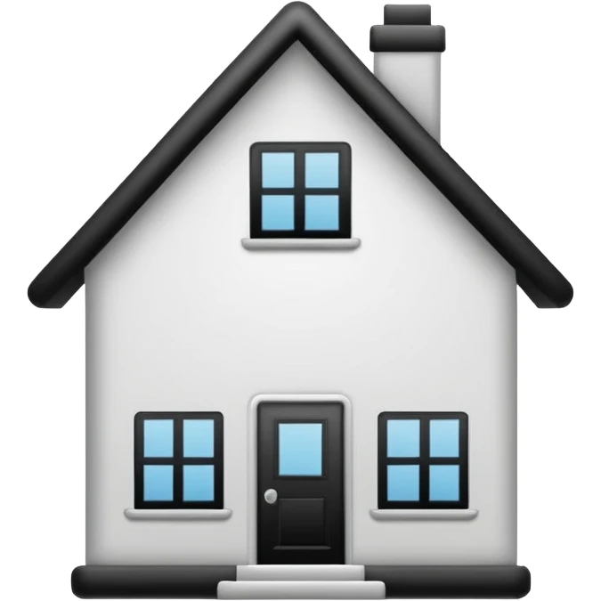 Minimalist outline icon of a home, lucide-react style, thin stroke, consistent line weight, rounded stroke caps, flat vector, monochrome black on transparent background, centered, no fill, simple geometric shapes, UI icon set style, high clarity, scalable SVG look emoji