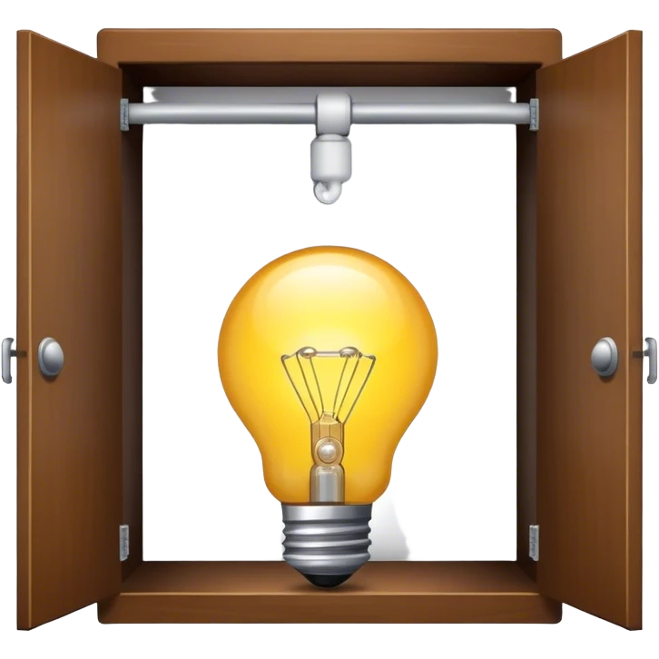closet light bulb emoji