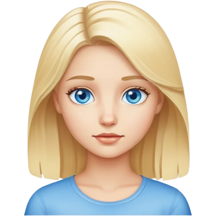 Blond girl  emoji