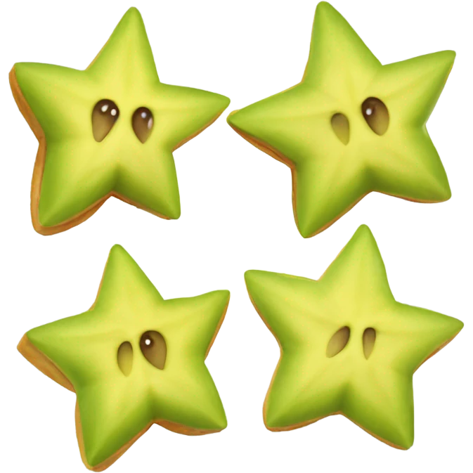 5 star fruit Carambola slice  emoji