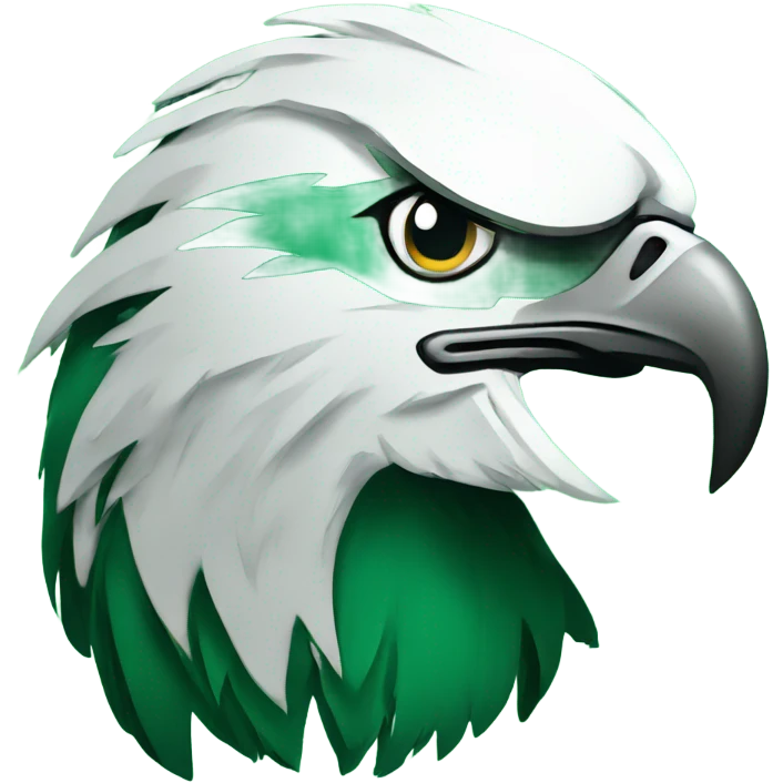 Eagles logo in Kelly Green emoji