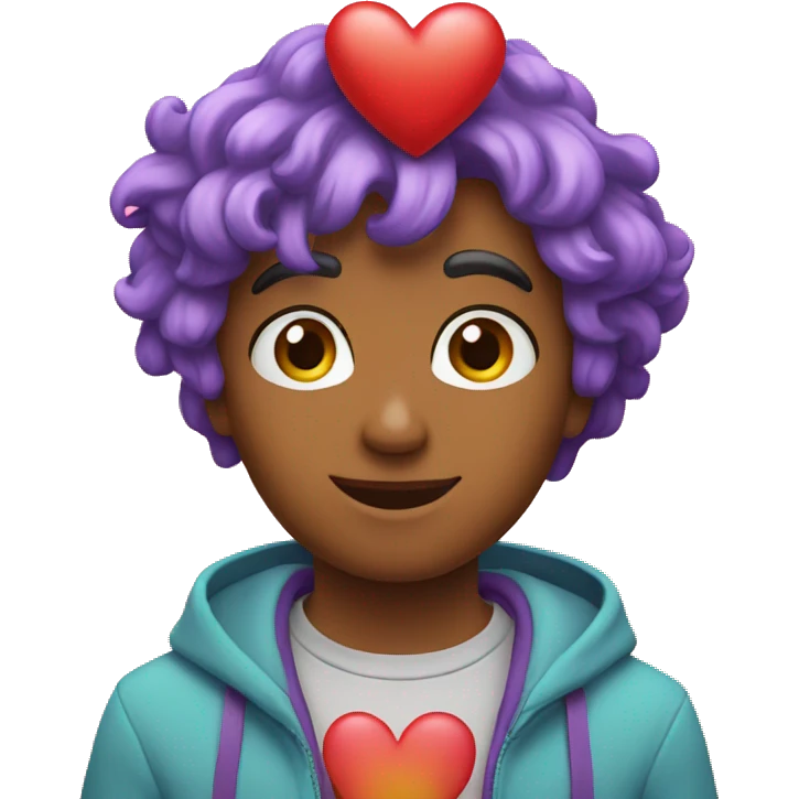 Corazón de colores emoji