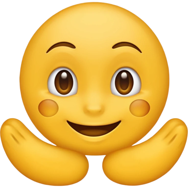 Emoji, yellow round teasing smile emoji