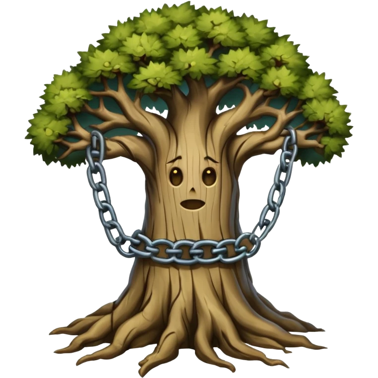 Tree with chains – Bound, suffering




















 emoji