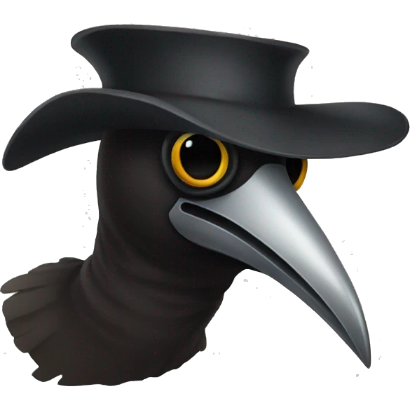 Cute plague doctor emoji