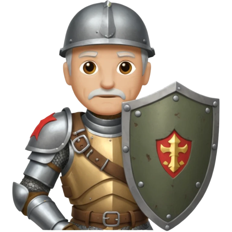 Kalkan Taşıyan eski asker emoji