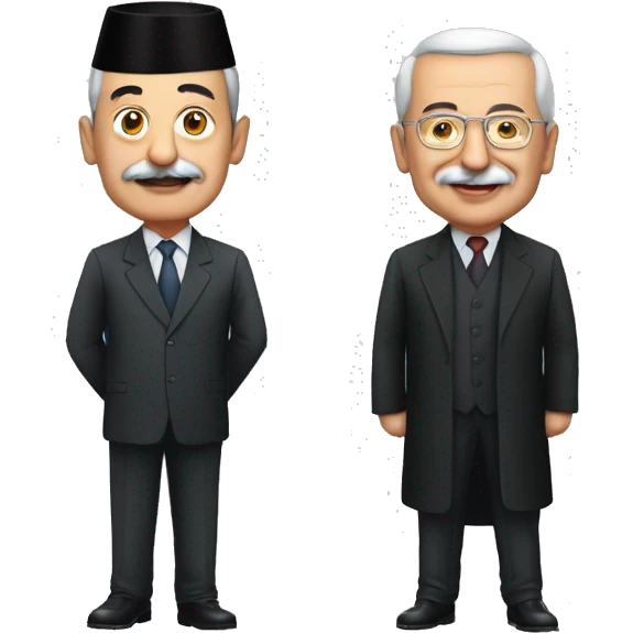 Erdoğan and Kılıcdaroğlu emoji
