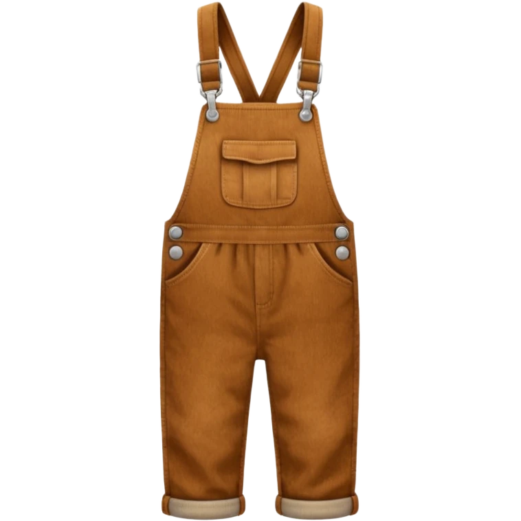 Corduroy overalls emoji
