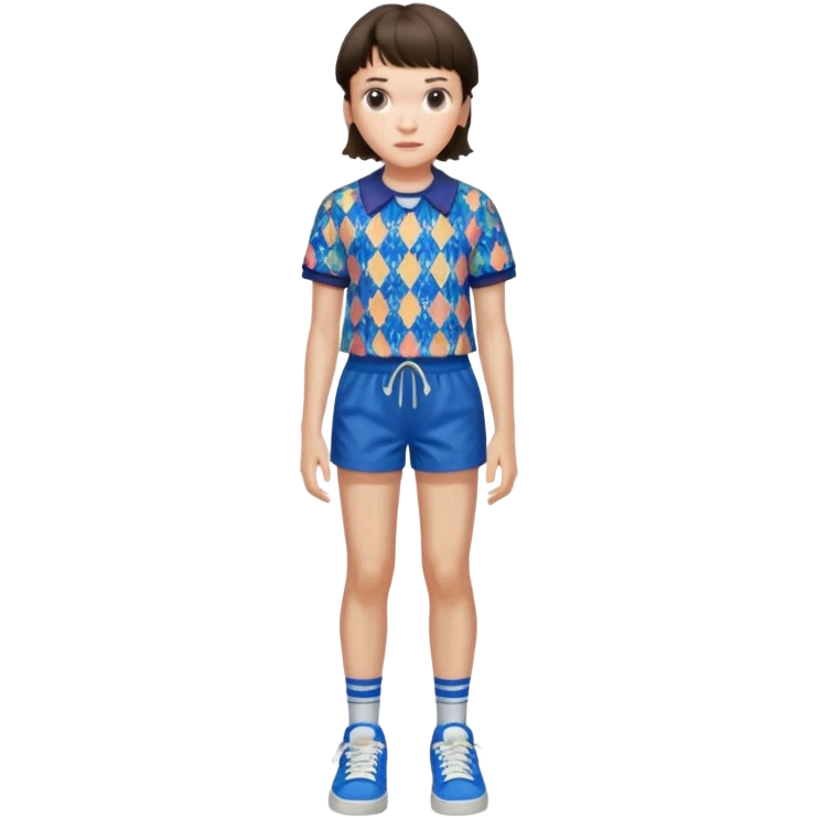 Eleven from stranger things season 3 episode 2 emoji