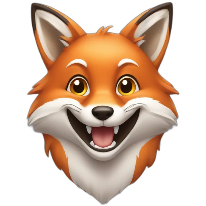 fox smile emoji