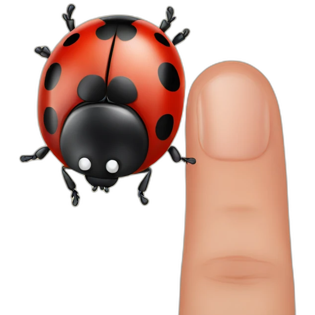 finger ladybug emoji