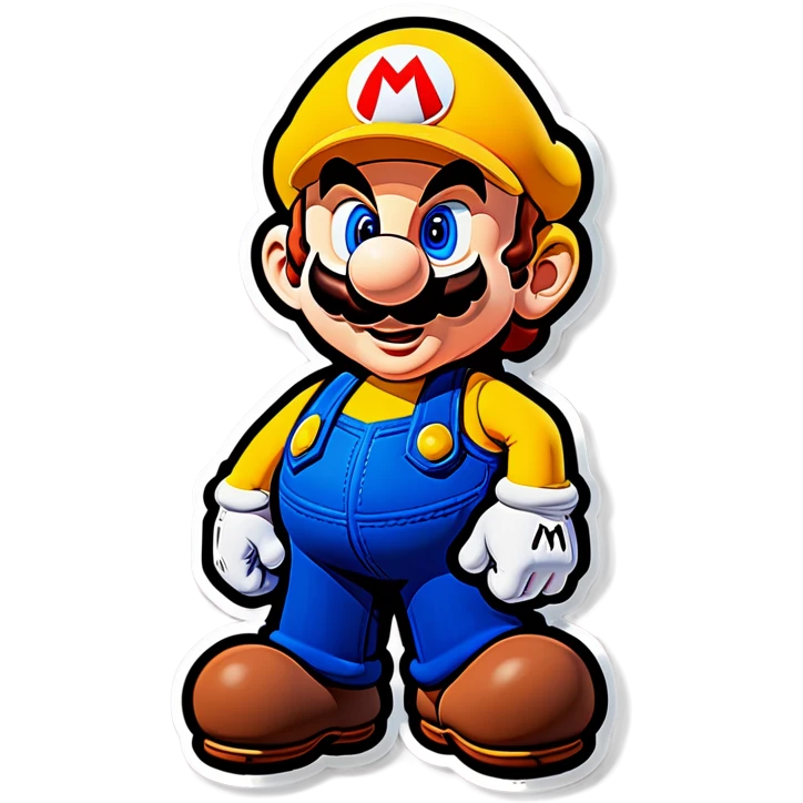 Mario yellow
 emoji
