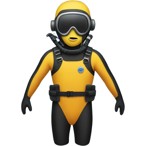 scuba diver man emoji