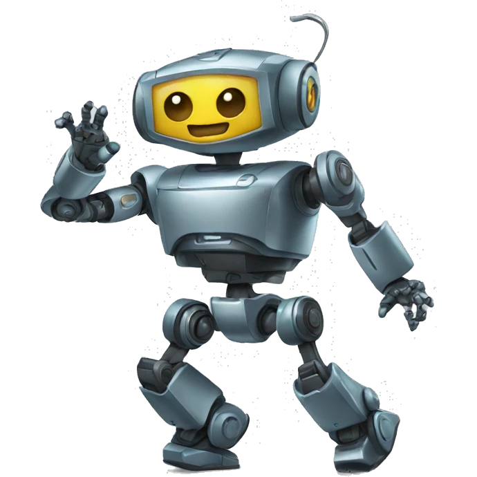 robot bailando emoji