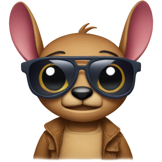Stich with sunglasses   emoji