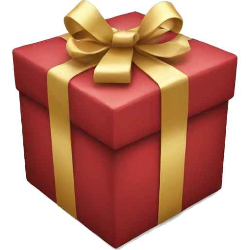 Christmas present emoji